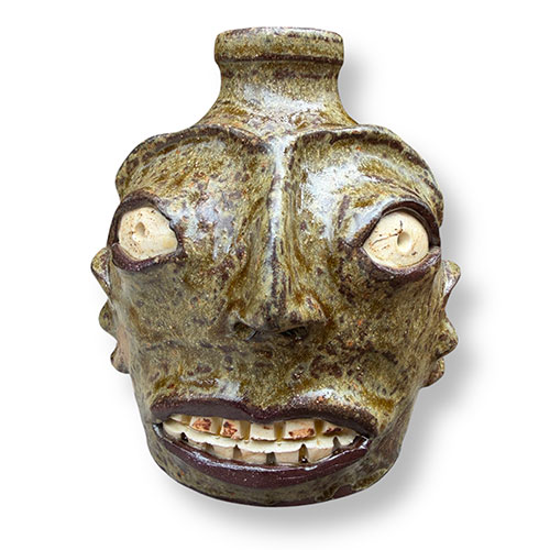 Greg Patton 4" Edgefield Inspired Face Jug DP6049